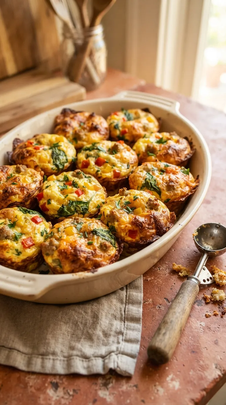 high protein breakfast ideas for weight loss Turkey Egg Breakfast Muffins