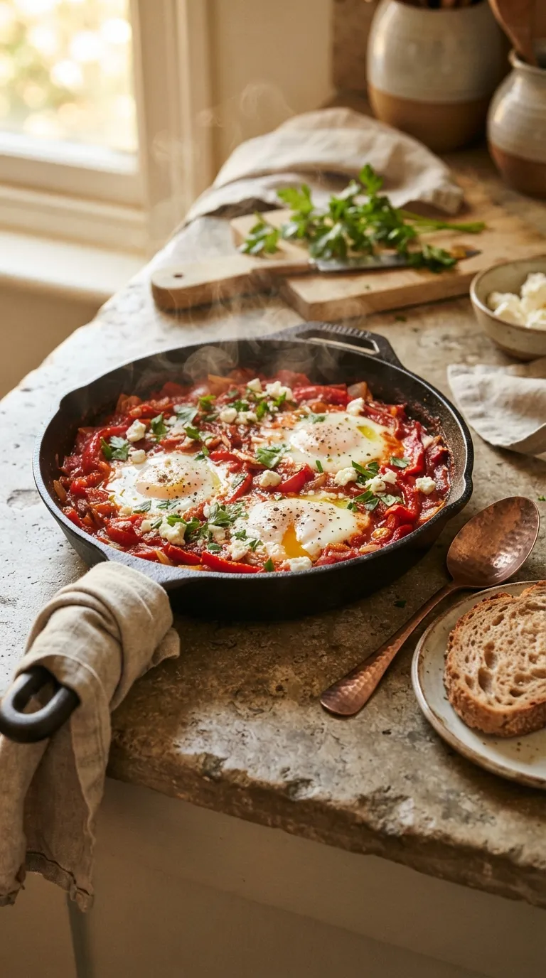 high protein breakfast ideas for weight loss Vegetable Shakshuka