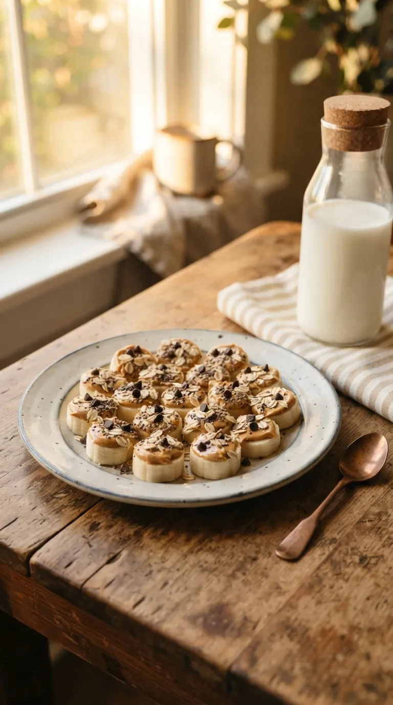 high protein snacks for kids Peanut Butter Banana Bites