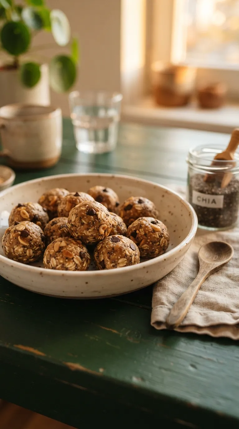 high protein snacks for kids Peanut Butter Oat Balls
