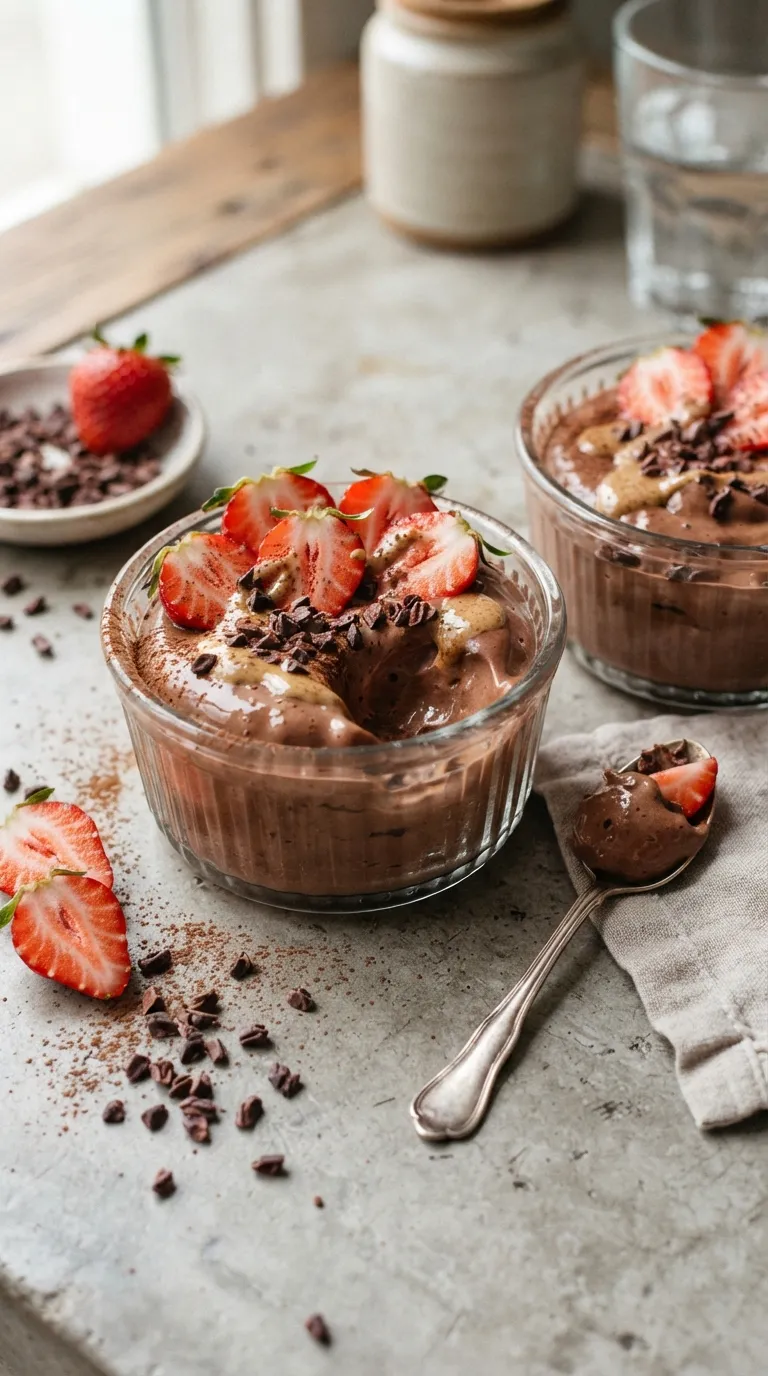 high protein snacks for meal prep Chocolate Cottage Cheese Cups