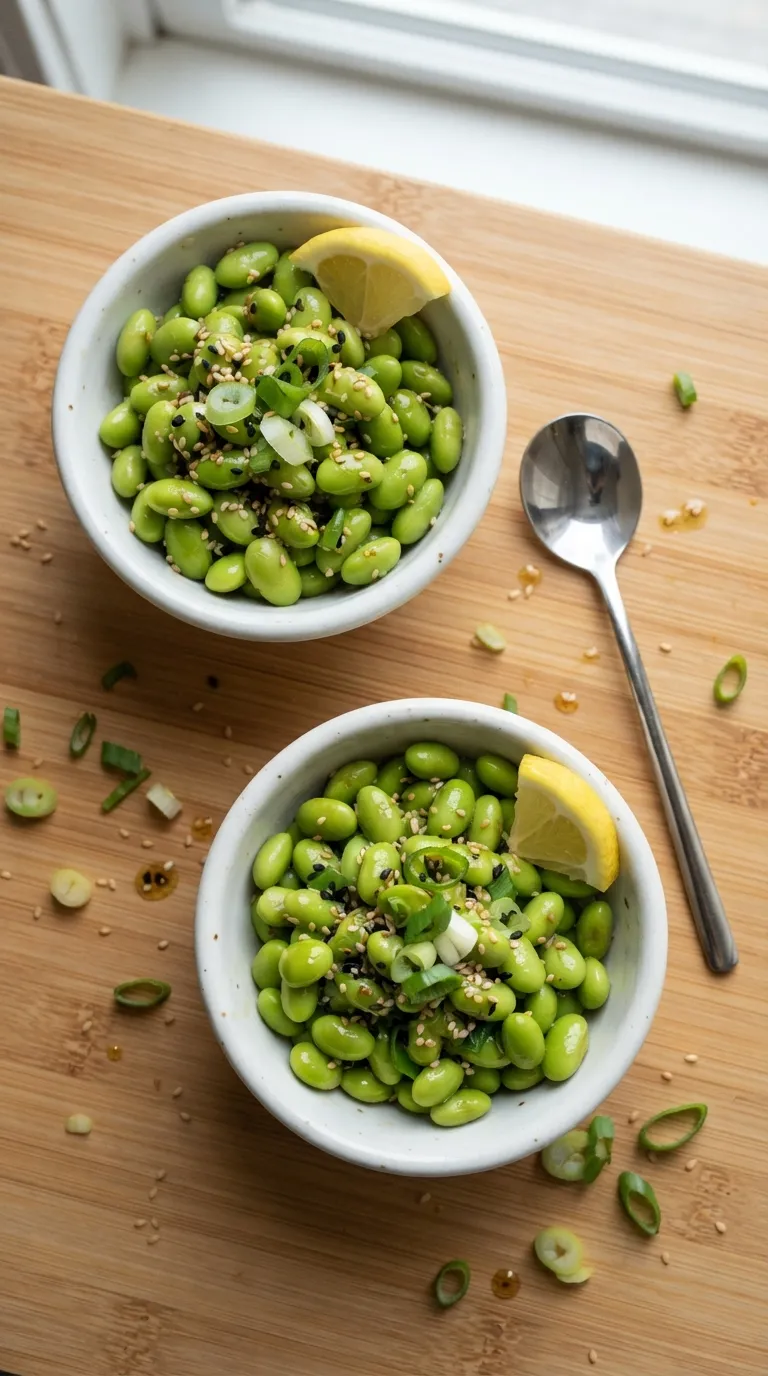 high protein snacks for meal prep Edamame Snack Cups