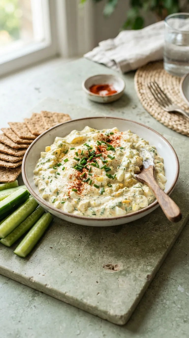 high protein snacks for meal prep Egg Yogurt Dip