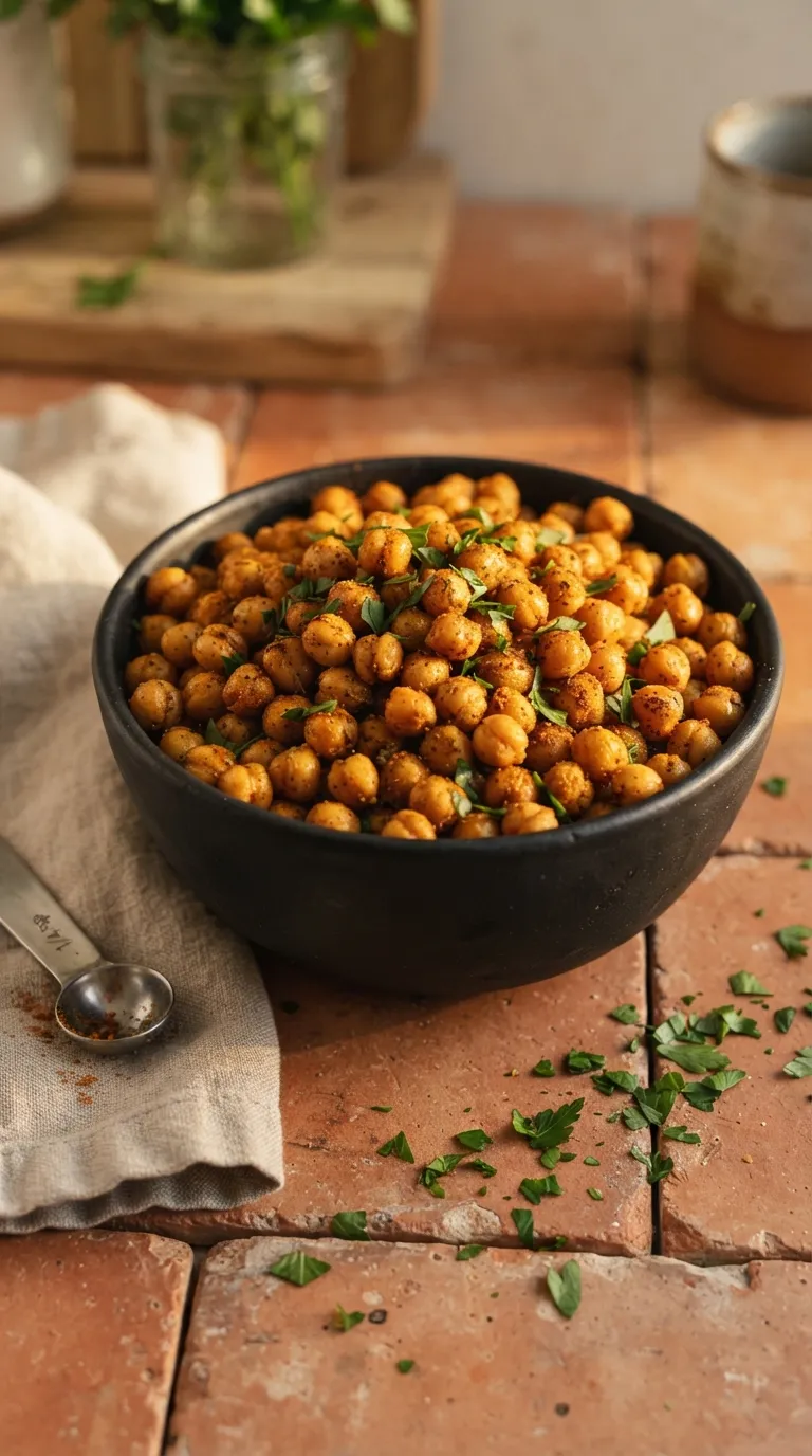 high protein snacks for meal prep Roasted Chickpeas