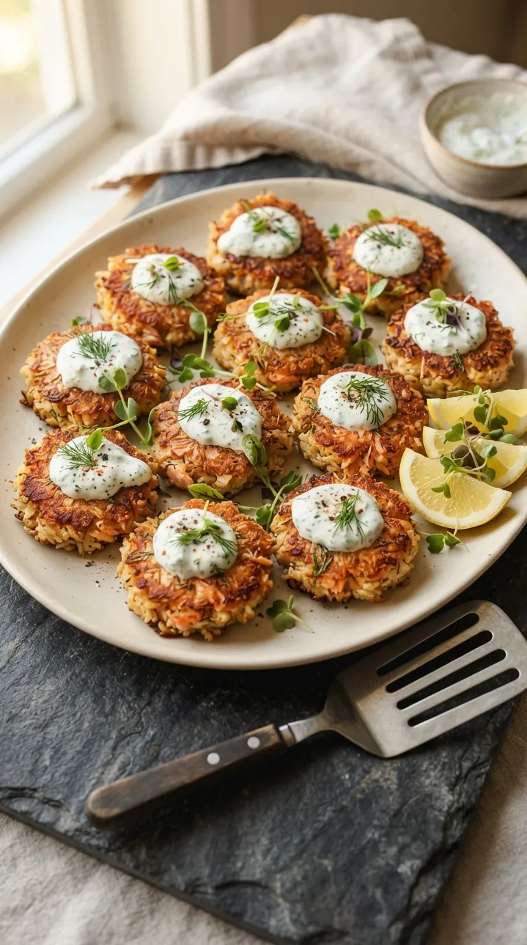 high protein snacks for meal prep Salmon Rice Cakes