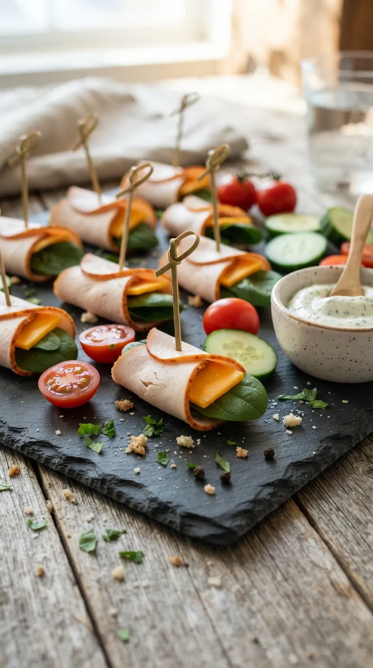 high protein snacks for meal prep Turkey Cheese Bites