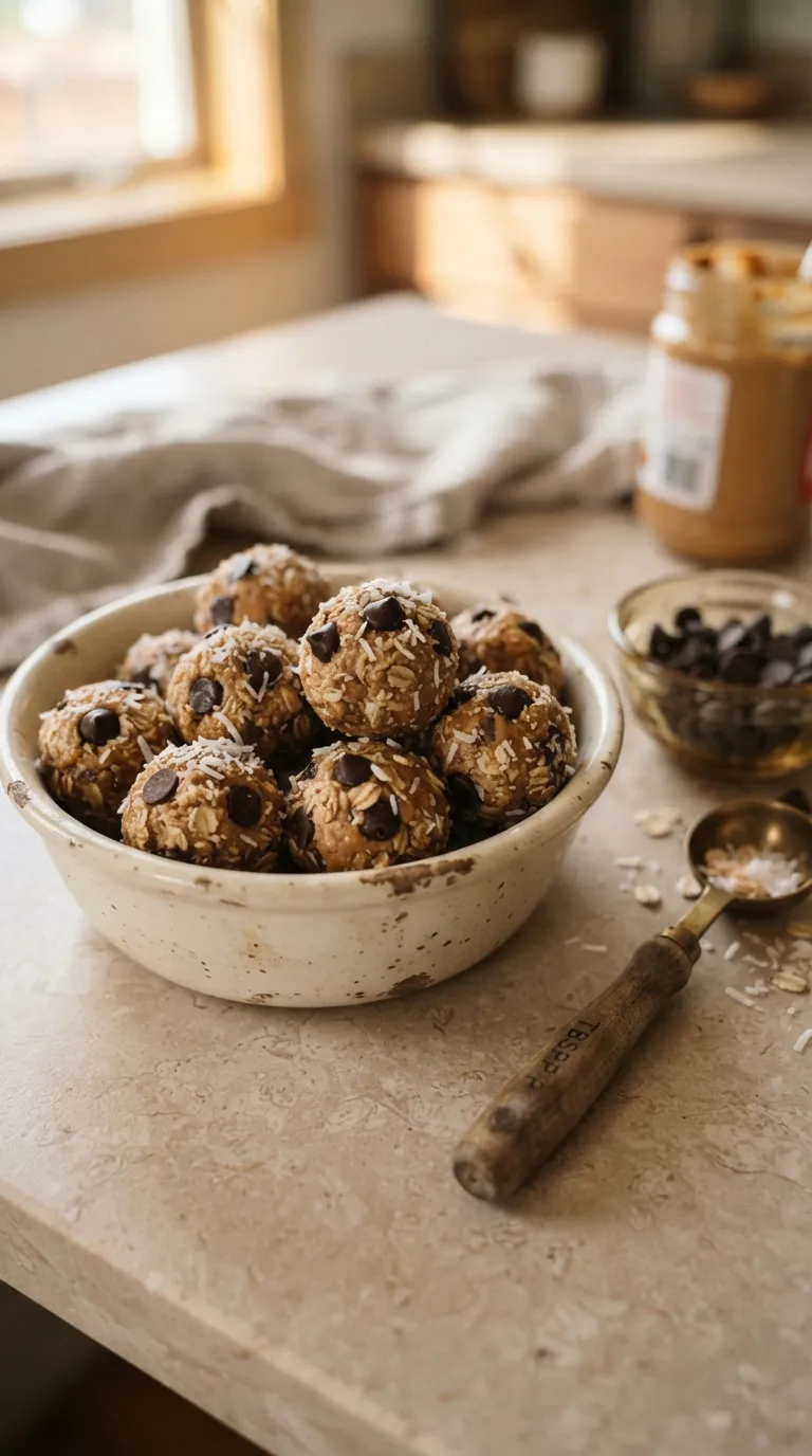 high protein snacks for muscle building Peanut Butter Protein Bites