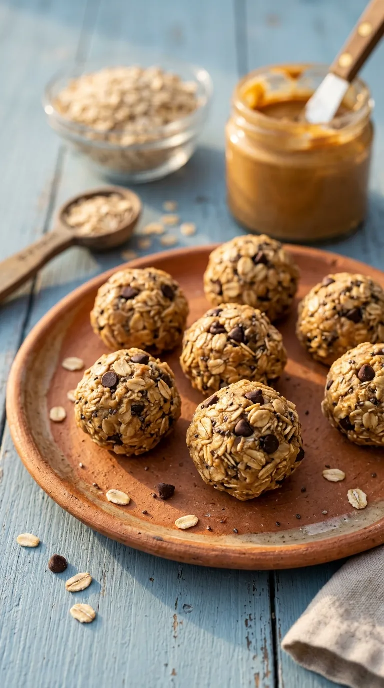 high protein snacks for pregnancy Peanut Butter Oat Bites