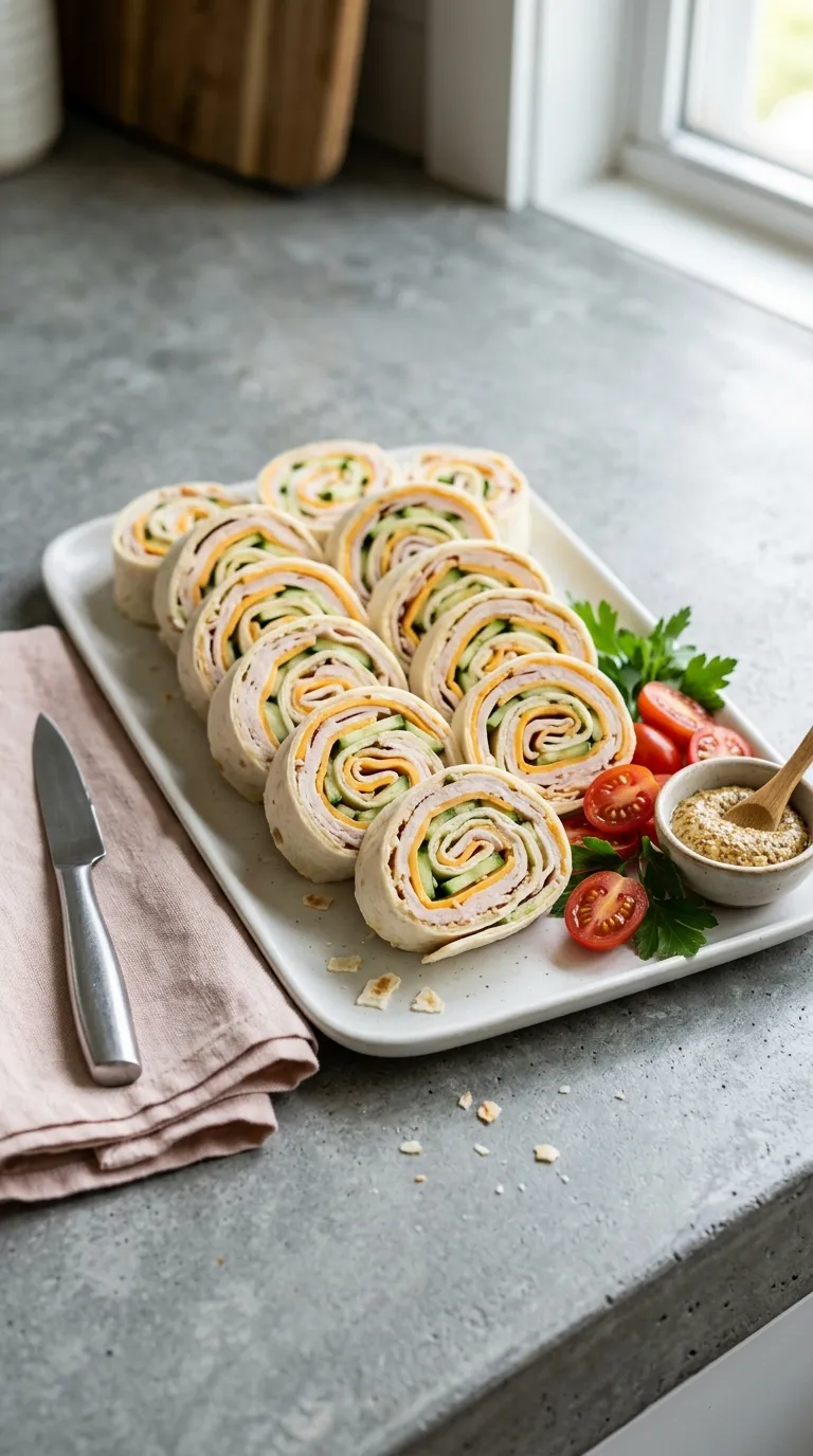 high protein snacks for pregnancy Turkey Cheese Roll-Ups