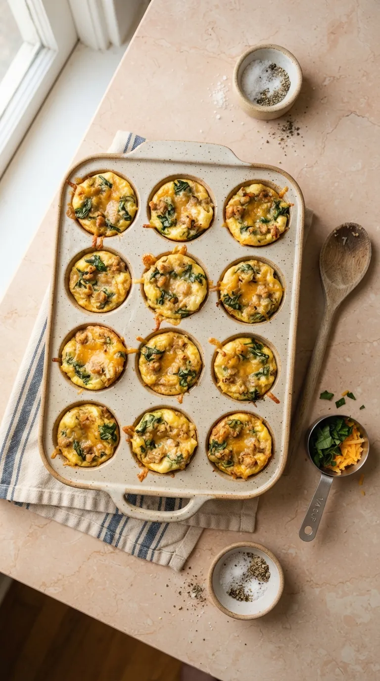 high protein snacks for weight loss Peanut Butter Egg Muffins
