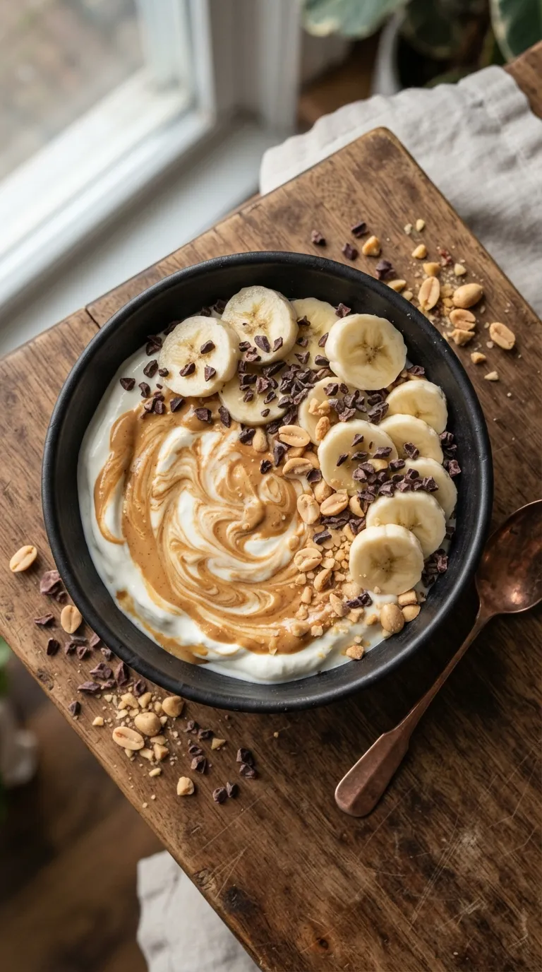 high protein snacks for weight loss Peanut Butter Yogurt