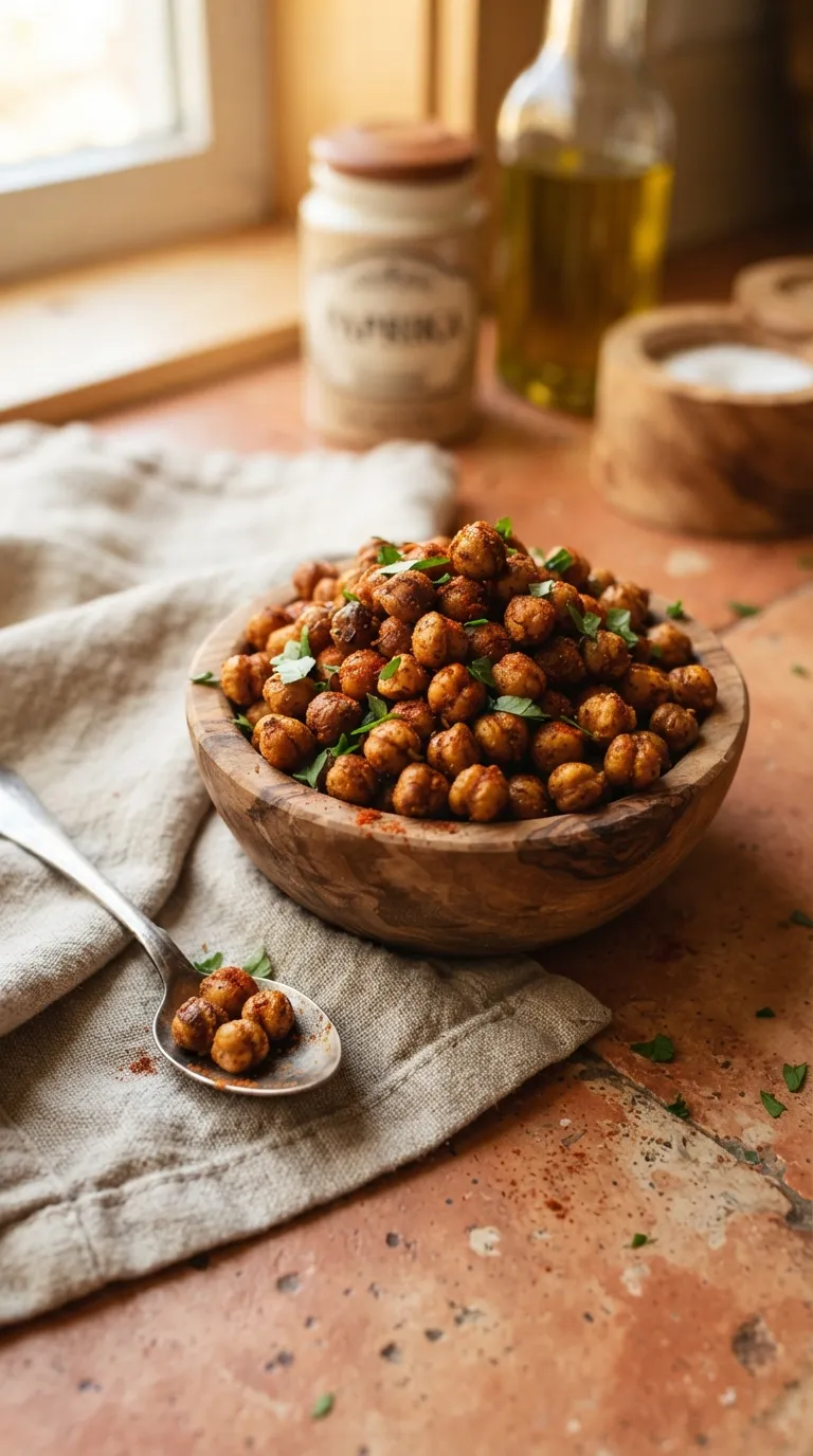 high protein snacks for weight loss Spiced Roasted Chickpeas