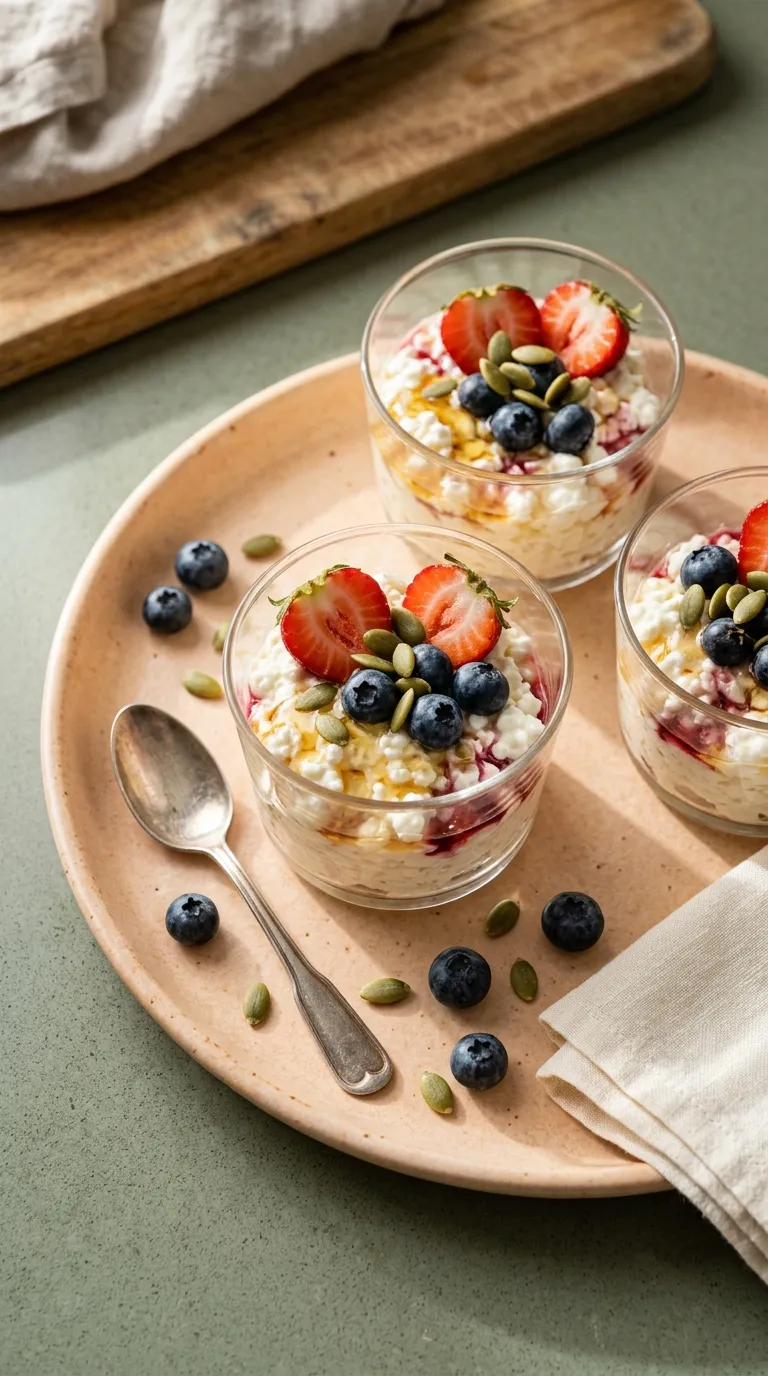 high protein snacks for work desk Cottage Cheese Cups