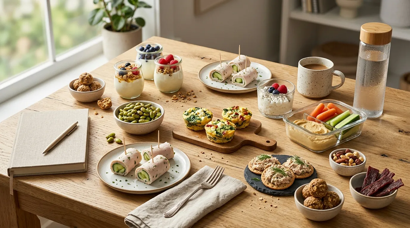 18 Desk-Friendly High Protein Snacks for the Office
