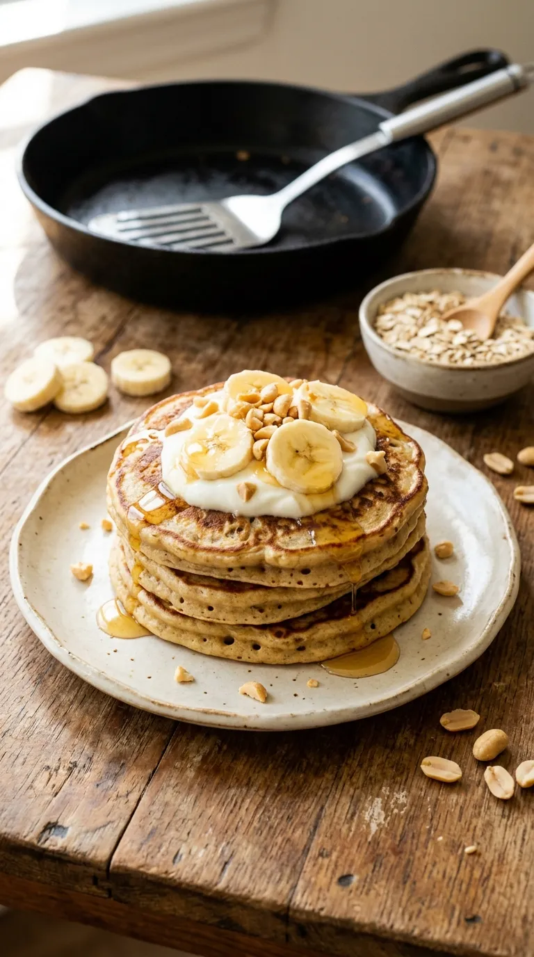 high protein snacks on a budget Banana Protein Pancakes
