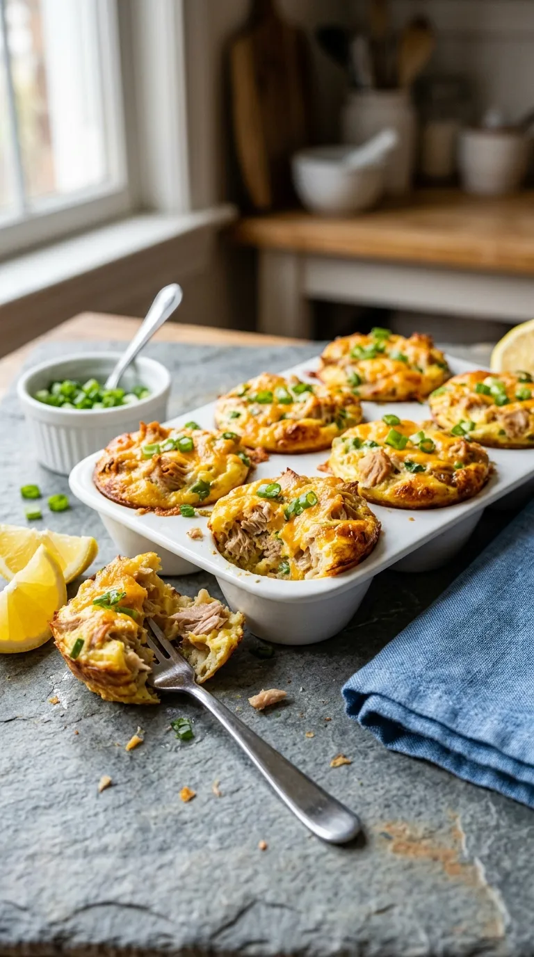 high protein snacks on a budget Tuna Egg Cups
