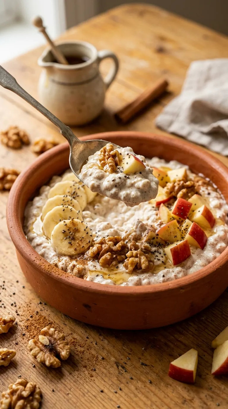 high protein vegetarian snacks ideas Cinnamon Cottage Cheese Bowl