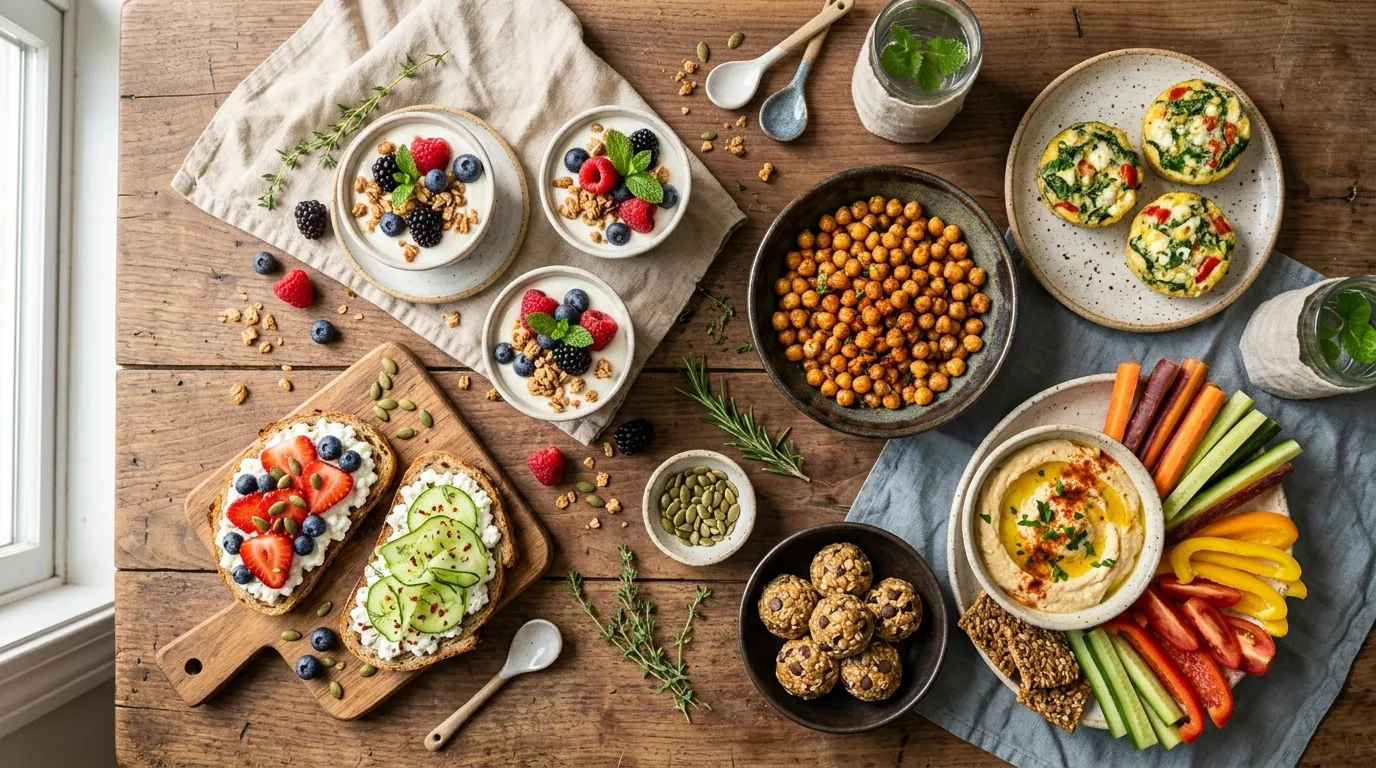 17 High Protein Vegetarian Snack Ideas You’ll Actually Crave