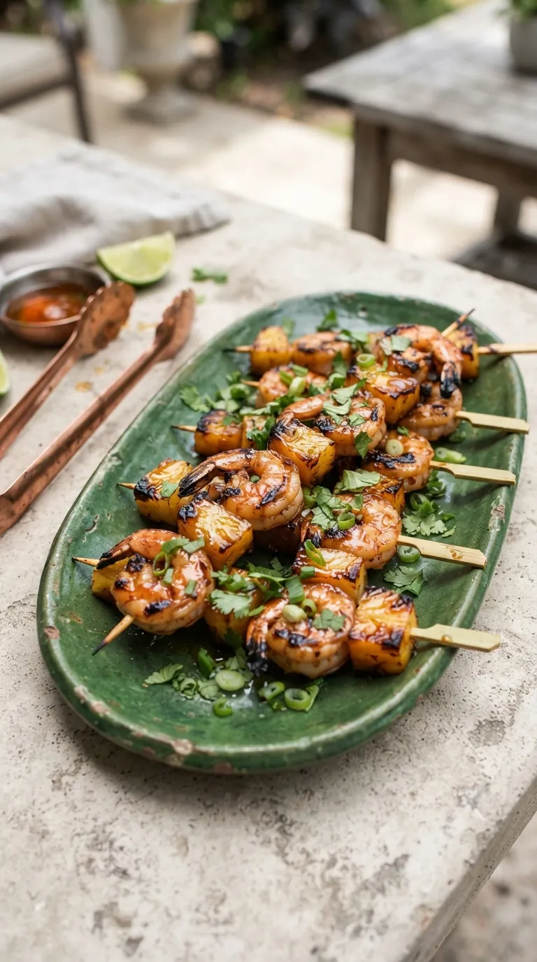 hot honey appetizer recipes Hot Honey Shrimp Skewers