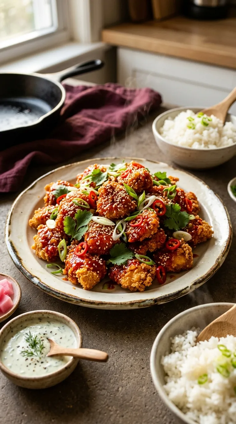 korean spicy chicken bites recipe Crispy Chili Chicken