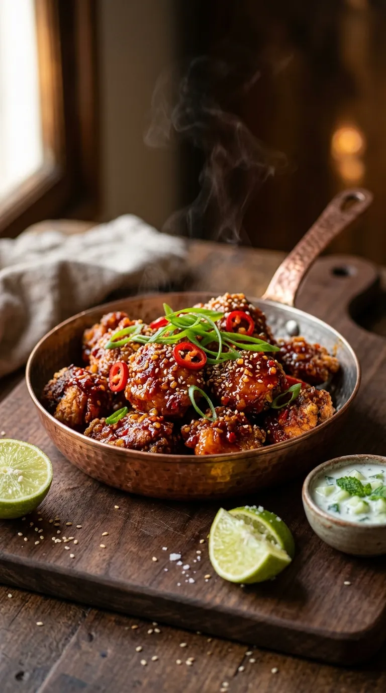 korean spicy chicken bites recipe Firecracker Chicken