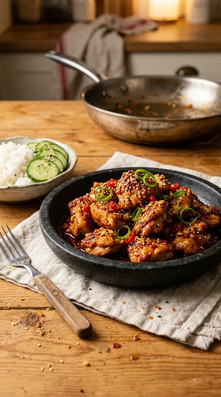 korean spicy chicken bites recipe Spicy Garlic Bites