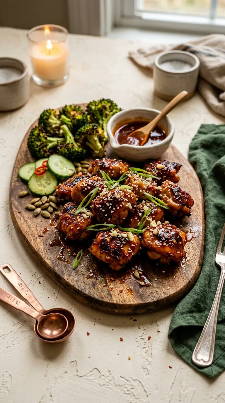 korean spicy chicken bites recipe Spicy Maple Chicken