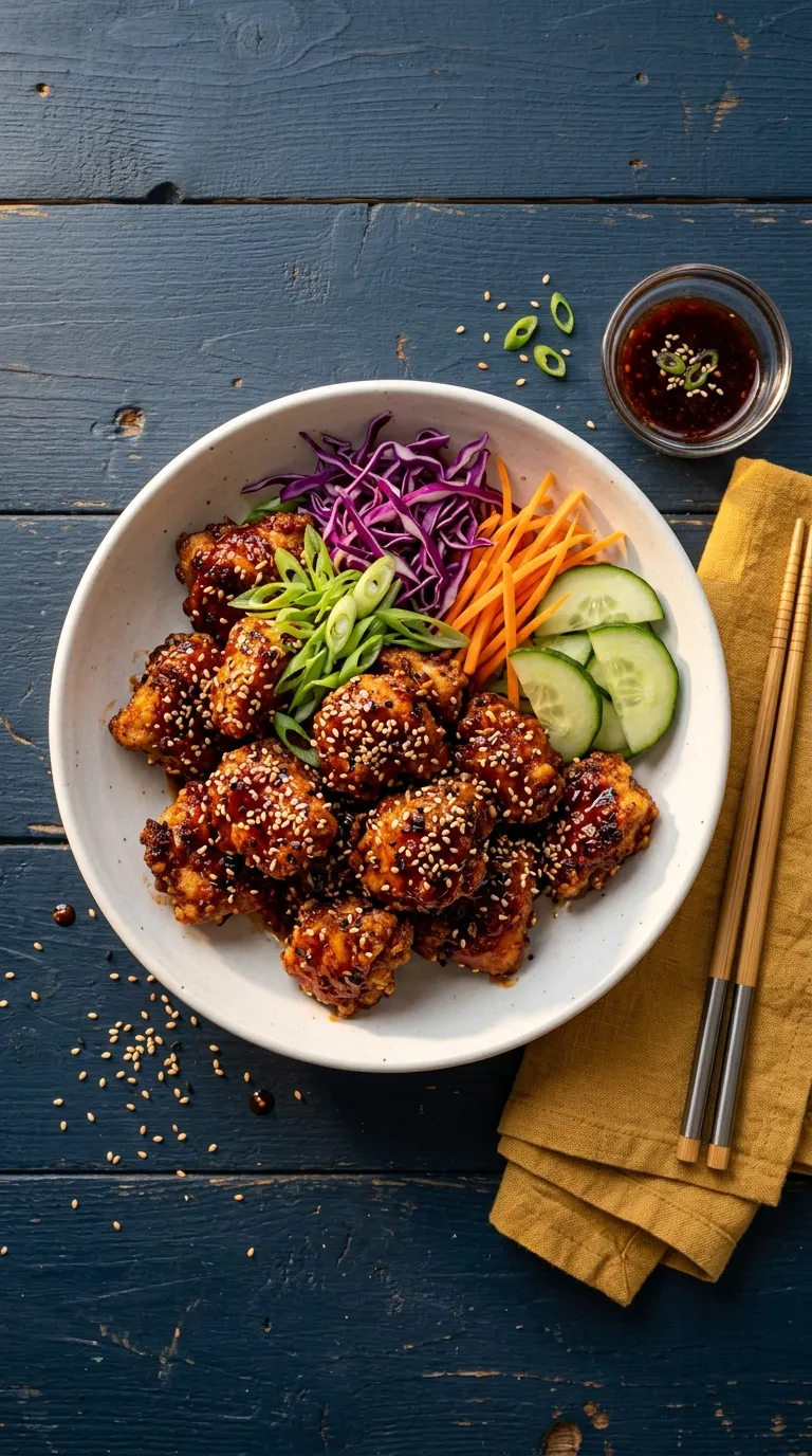 korean spicy chicken bites recipe Spicy Sesame Bites