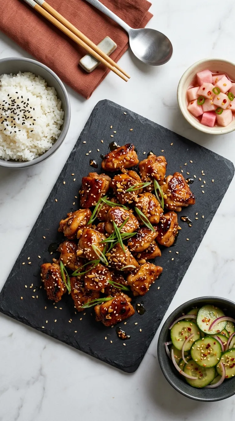 korean spicy chicken bites recipe Spicy Soy Chicken