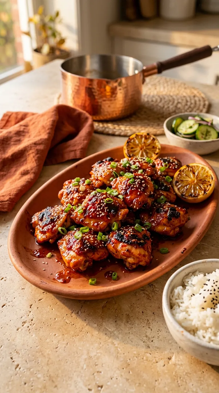 korean spicy chicken bites recipe Sweet Heat Chicken