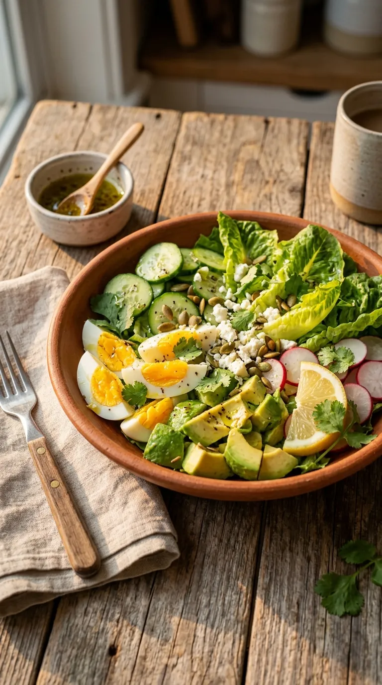 Low carb breakfast ideas for diabetics Egg Avocado Breakfast Salad