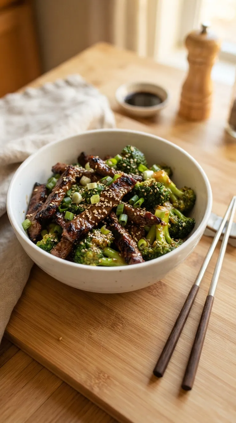 low carb dinner recipes for weight loss Beef Broccoli Skillet