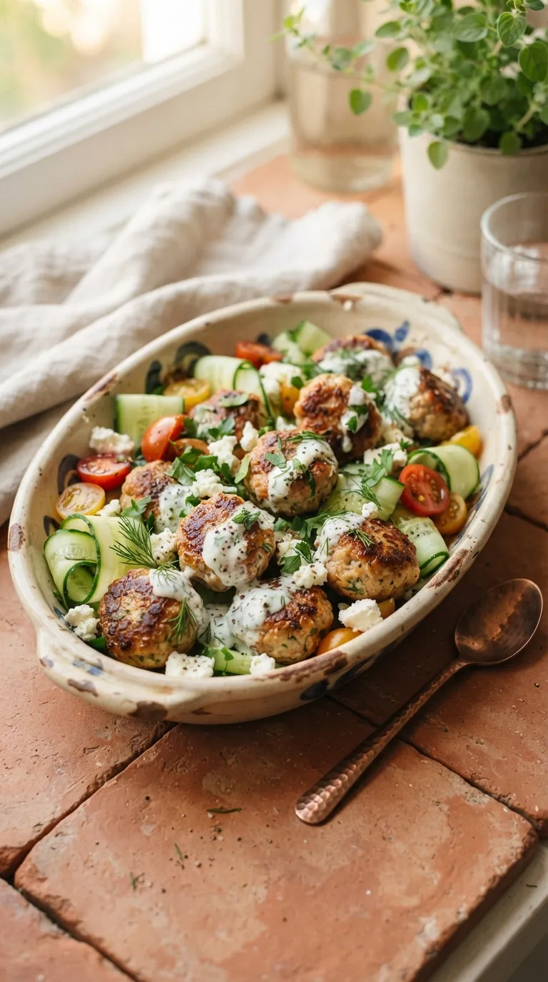 low carb dinner recipes for weight loss Greek Turkey Meatballs