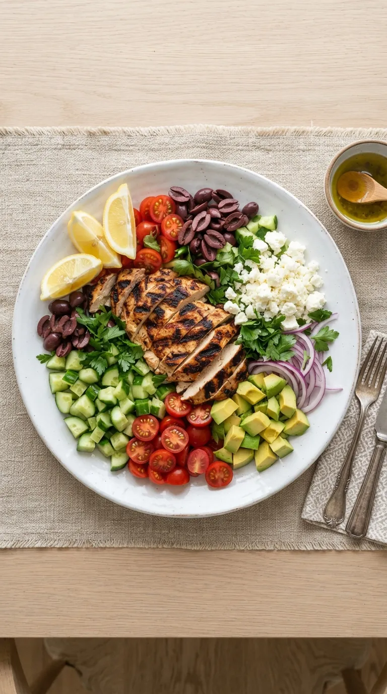 low carb dinner recipes for weight loss Mediterranean Chicken Salad