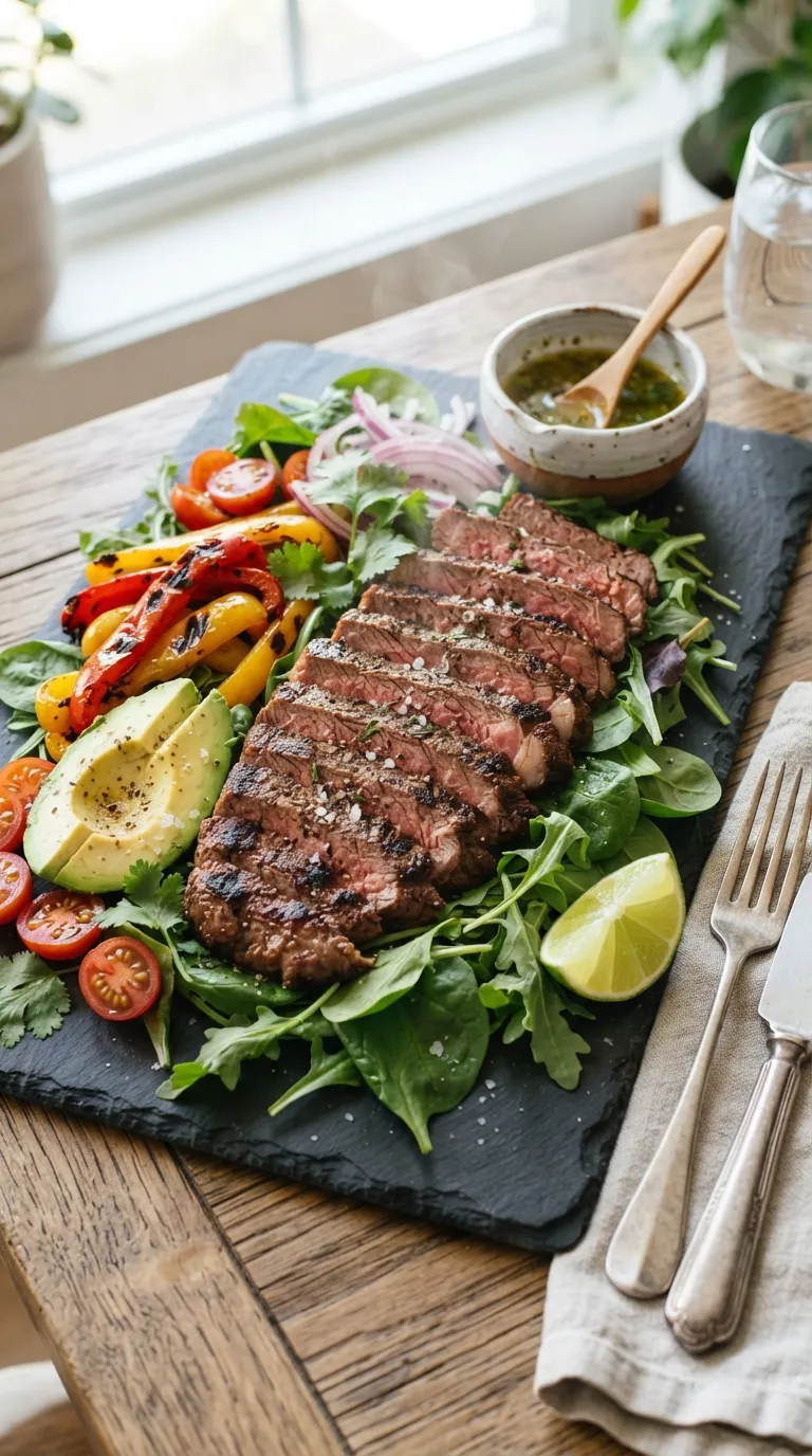 low carb dinner recipes for weight loss Steak Fajita Salad