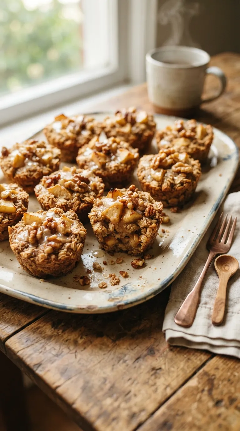make ahead breakfast for the week Apple Cinnamon Oat Cups