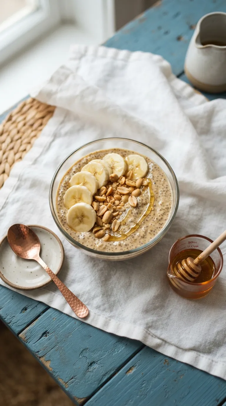 make ahead breakfast for the week Peanut Butter Chia Pudding