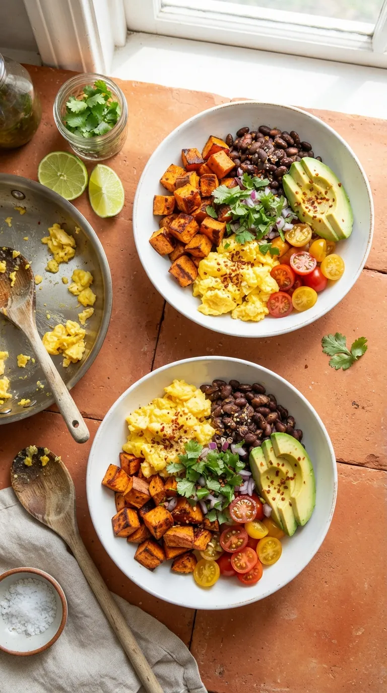 make ahead breakfast for the week Sweet Potato Breakfast Bowls