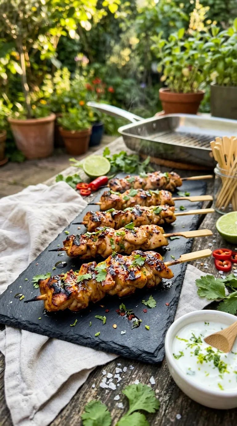 make ahead spicy appetizers for freezer Chili Lime Chicken Skewers