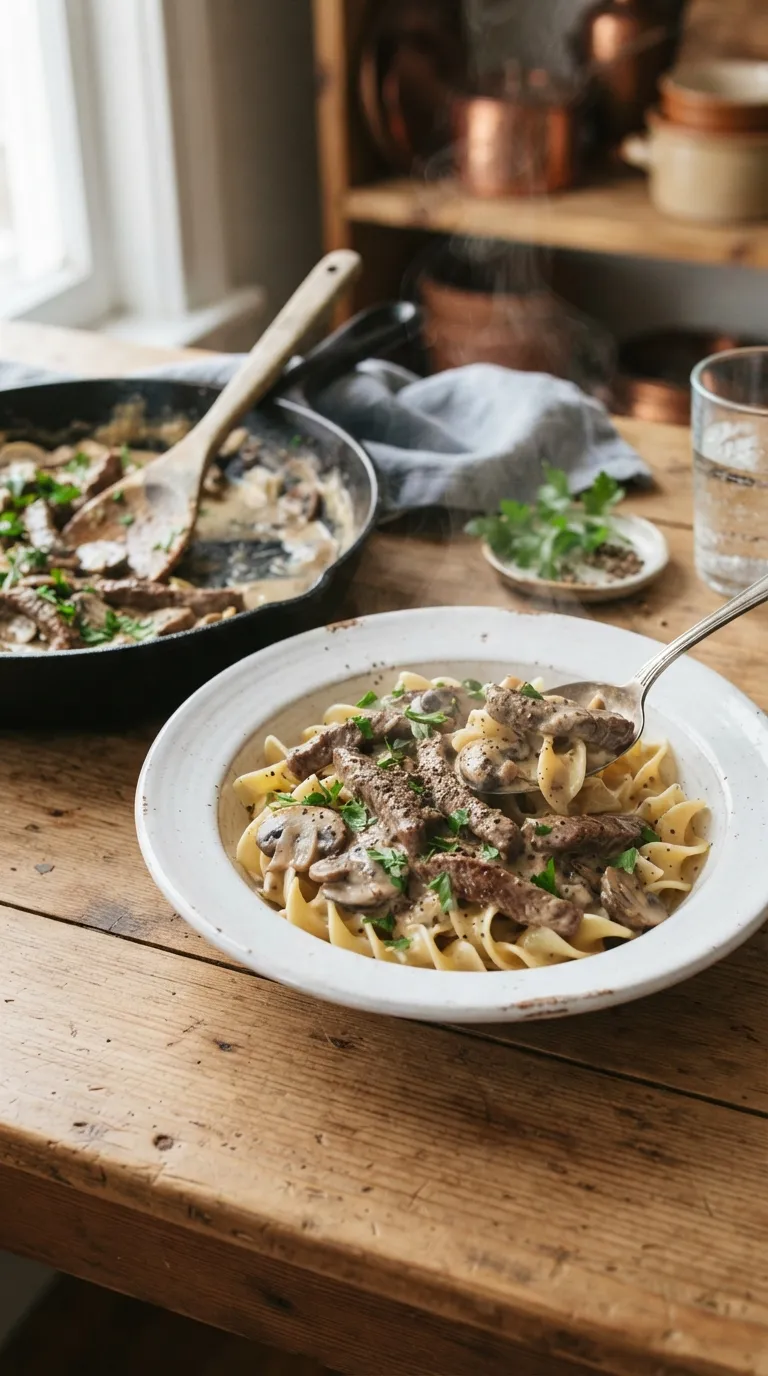 one pot dinner recipes for easy cleanup Beef Stroganoff
