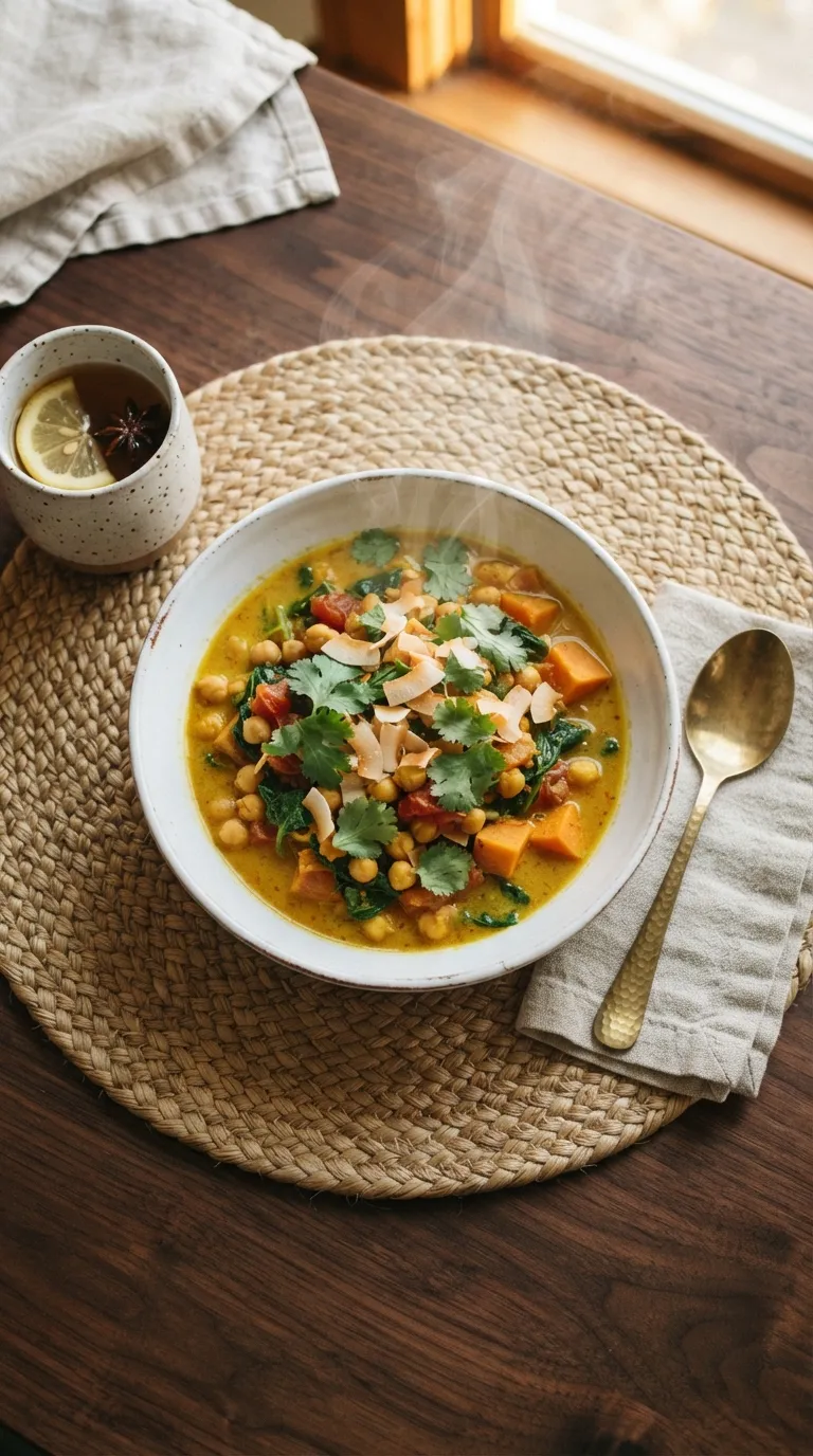 one pot dinner recipes for easy cleanup Coconut Chickpea Curry