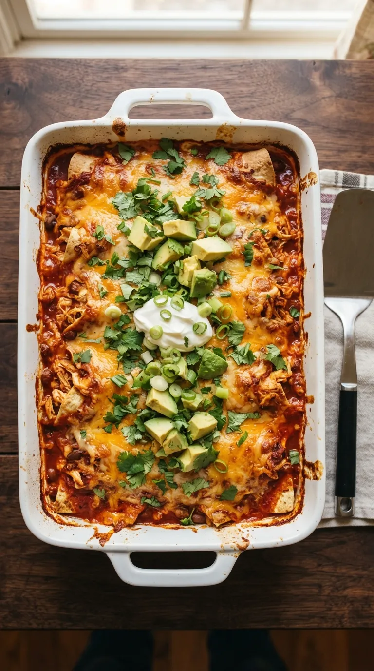 slow cooker dinner recipes for busy days Chicken Enchilada Casserole