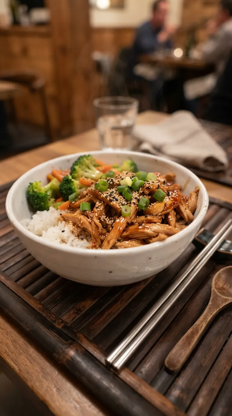 slow cooker dinner recipes for busy days Teriyaki Chicken Bowls