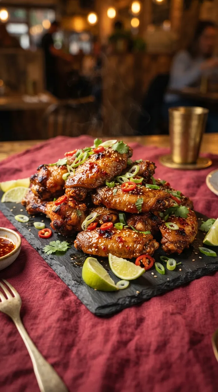 spicy appetizer bites for parties Chili Garlic Wings