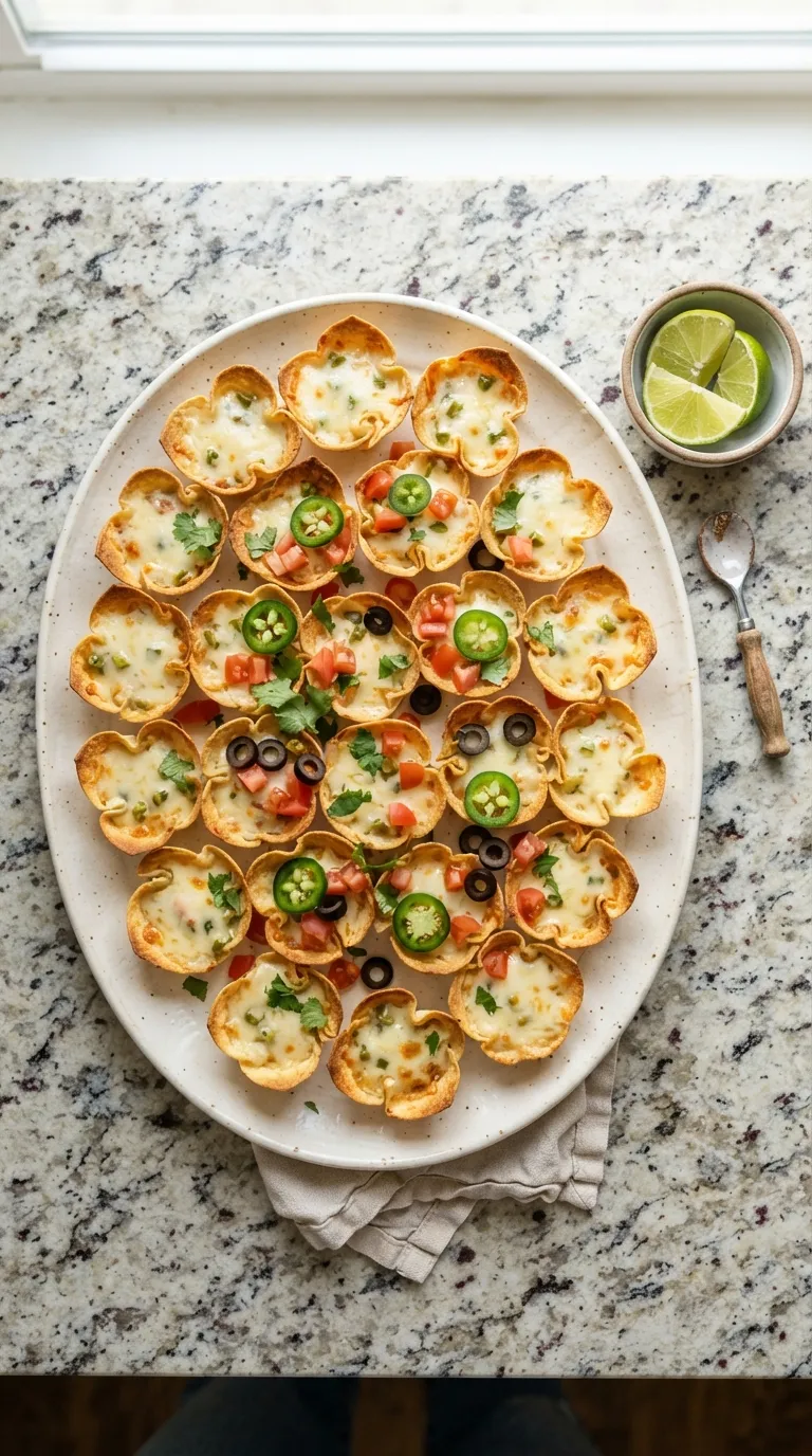 spicy appetizer bites for parties Pepper Jack Queso Cups