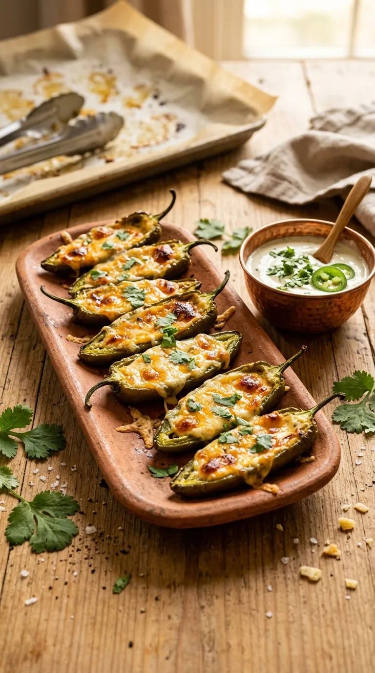 spicy bites for date night Jalapeño Cheese Poppers