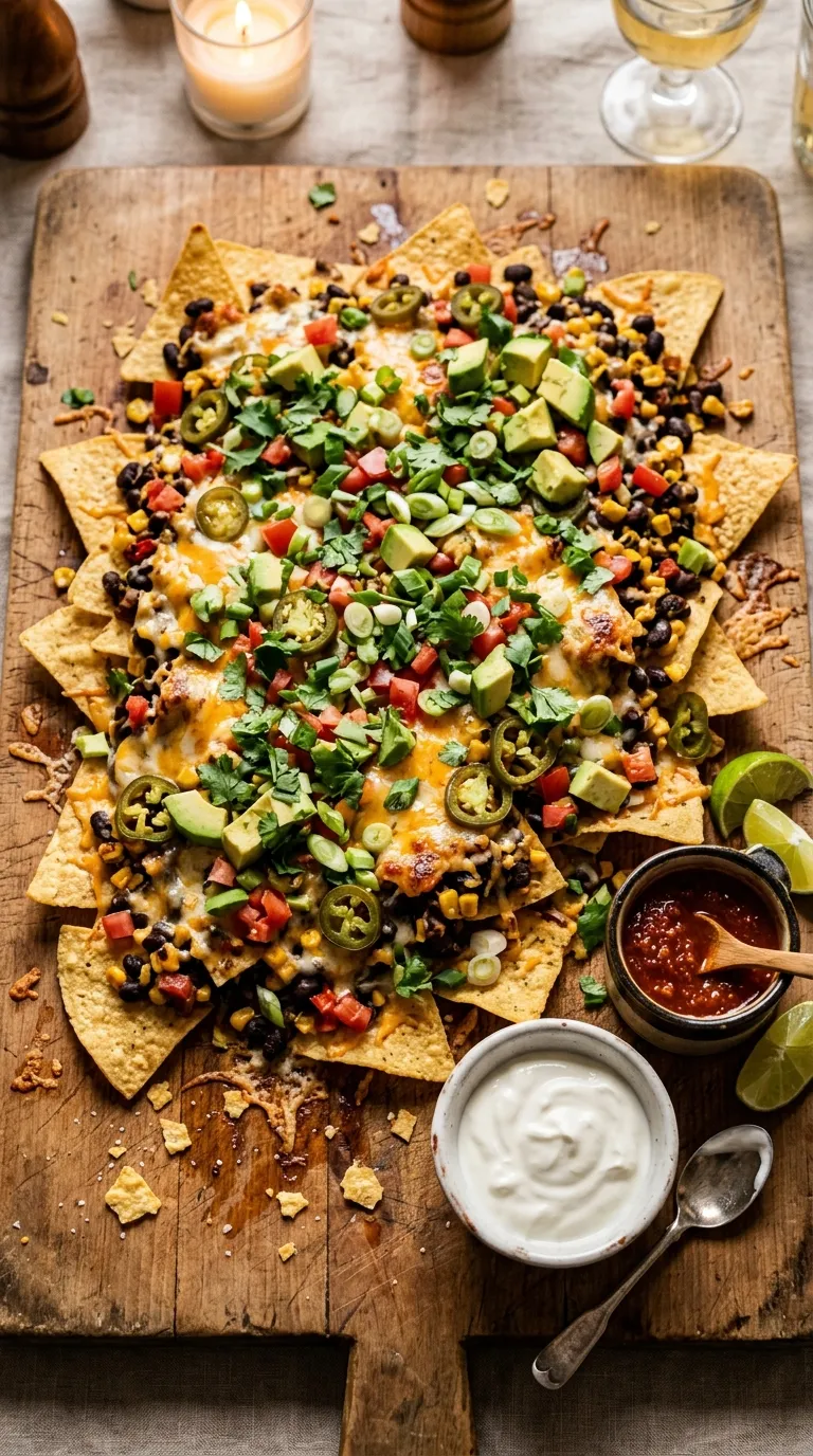 spicy bites on a budget Fiery Black Bean Nachos