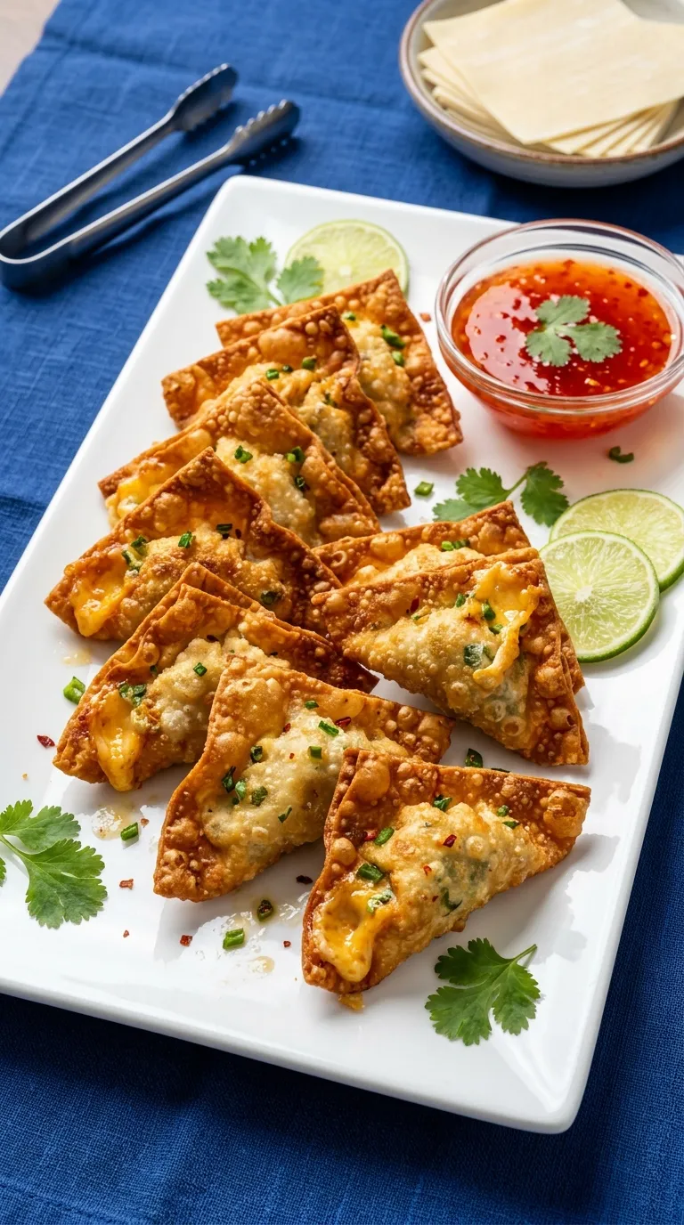 spicy bites on a budget Jalapeño Cheese Wontons