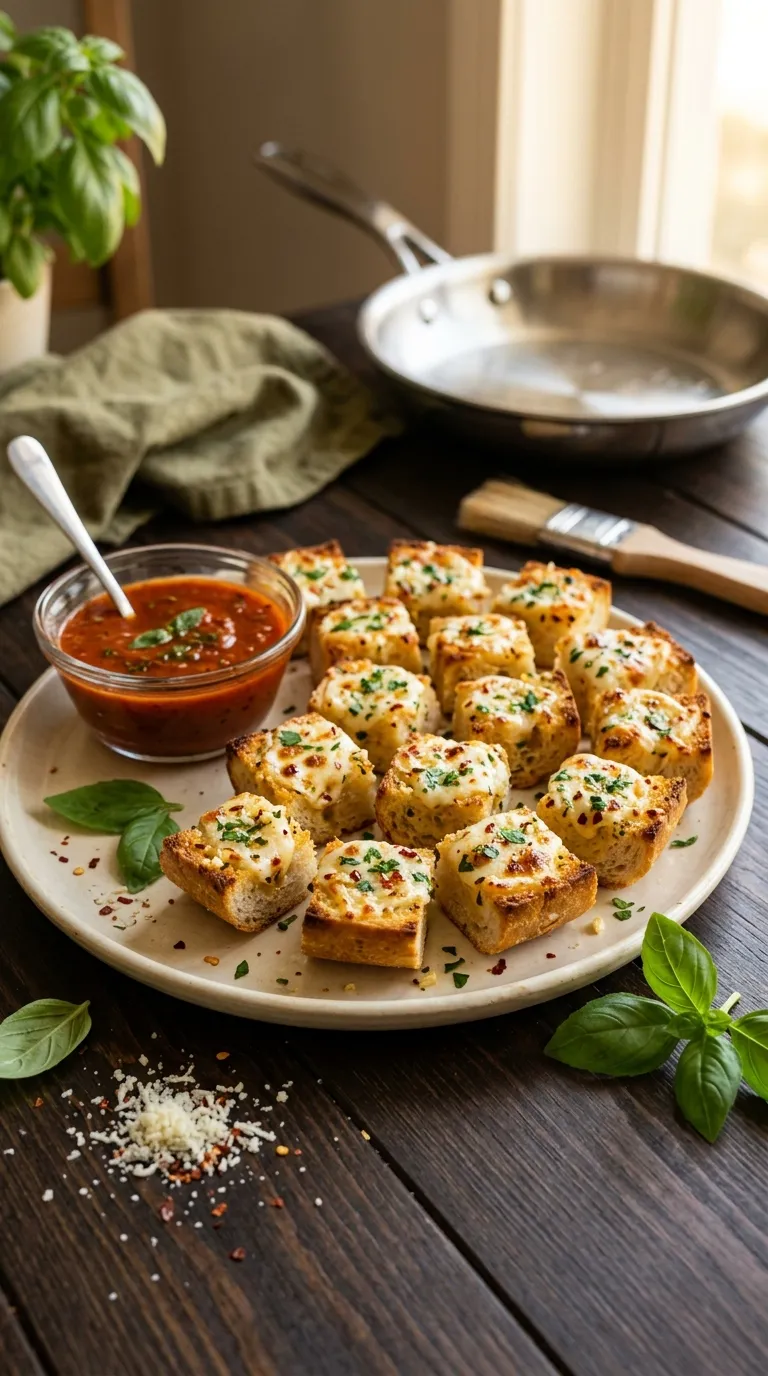 spicy bites on a budget Spicy Garlic Bread Bites