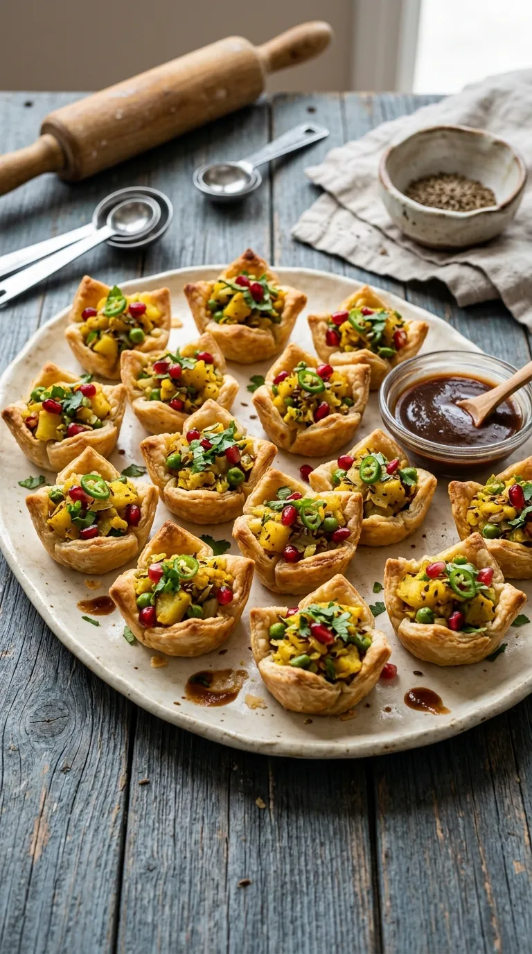 spicy bites on a budget Spicy Potato Samosa Cups